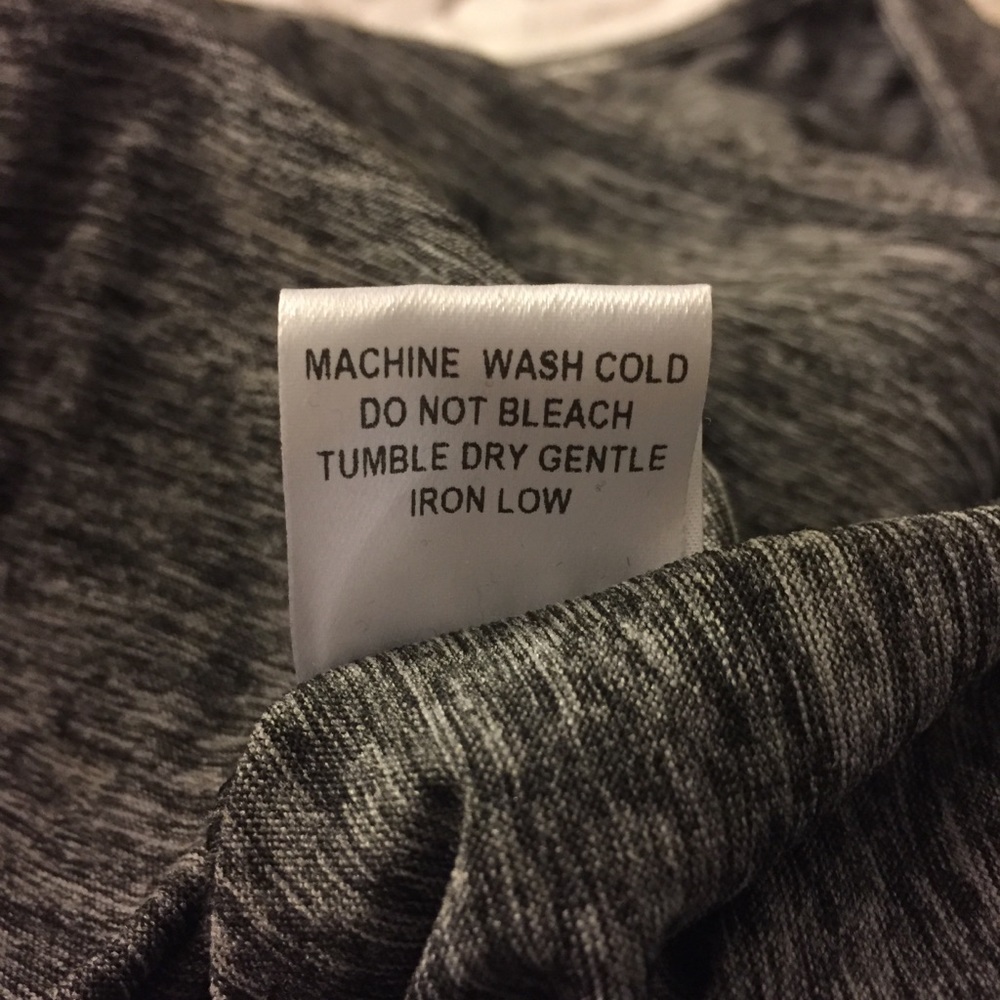NWT Vanity Room Asymmetrical Gray Stretchy Dress - Picture 7 of 7